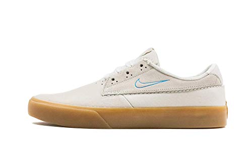 Nike Sb Shane Zapatos de skate para hombre Bv0657-101, Blanco (Blanco/Láser Azul-blanco-goma Marrón Claro), 43.5 EU