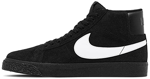 Nike SB Zoom Blazer Mid - Zapatillas para hombre, negro blanco, 45.5 EU