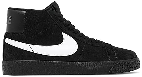 Nike SB Zoom Blazer Mid - Zapatillas para hombre, negro blanco, 45.5 EU