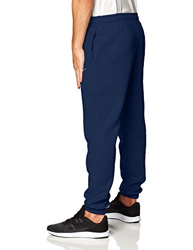 NIKE Sportswear Club Fleece Pantalón, Hombre, Midnight Navy/Midnight Navy/White, L