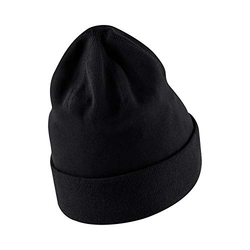 NIKE Team Unisex Beanie Hat, Hombre, Black/White, MISC