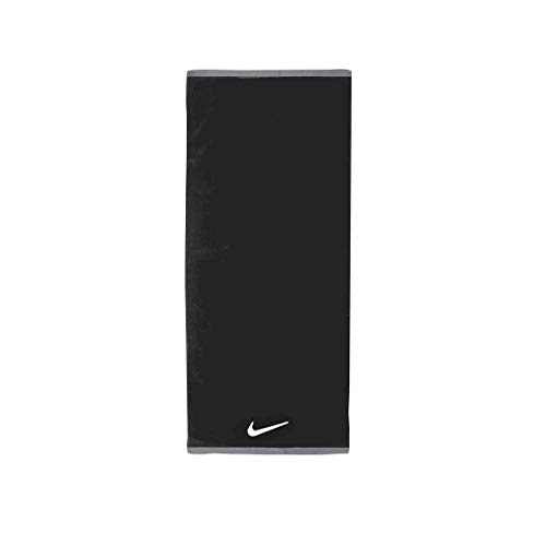 Nike Toalla Unisex para Adultos, Color Negro/Blanco, 60 x 120 cm