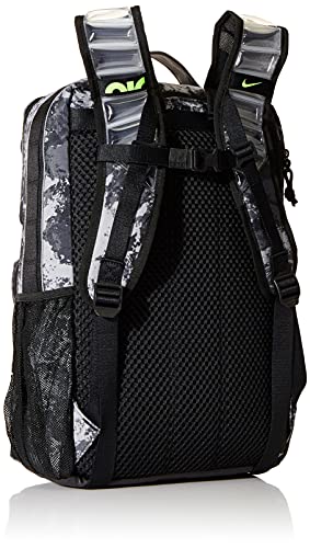 NIKE Utility Speed-GFX All Over Print Mochila, Unisex Adulto, Gris/Negro/Lima, Talla única