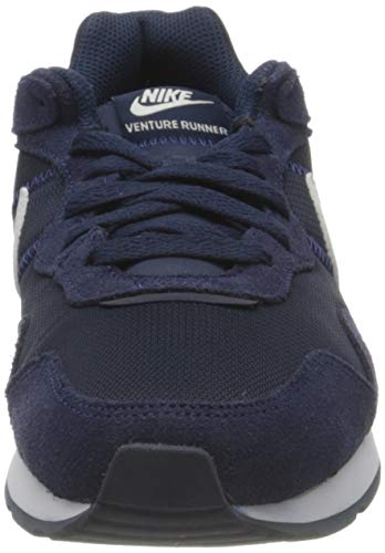 NIKE Venture Runner, Zapatillas Hombre, Azul (Midnight Navy/Midnight Navy/White), 40.5 EU