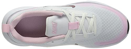 Nike Wearallday, Zapatillas Deportivas, White Dark Beetroot Pink Foam, 37.5 EU
