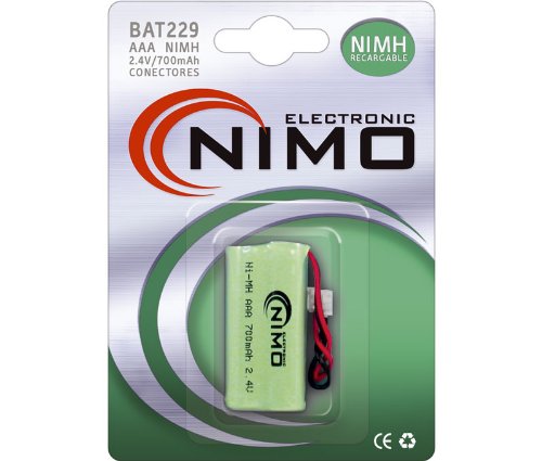 NIMO - Pack De Baterías 2,4V/700Mah Ni-Mh.