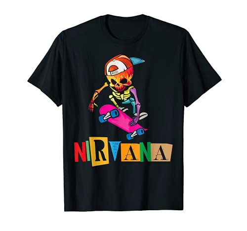 Nirvana Skelton - Tabla de skate Camiseta