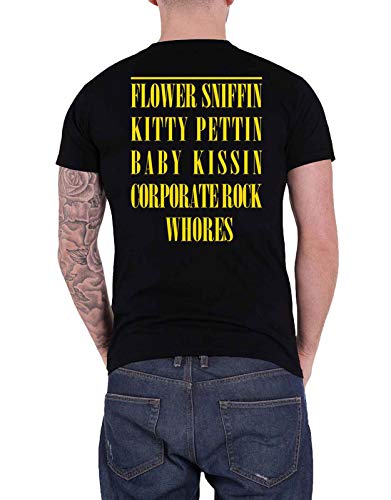 Nirvana T Shirt Flower Sniffin Band Logo Nevermind Nuevo Oficial De Los Hombres Size M