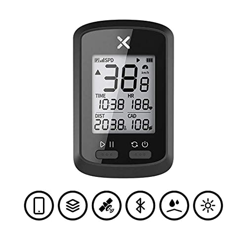 NiseWuds Ciclismo portátil HET + Sensor de cadencia de Velocidad inalámbrica Bluetooth para Garmin Bryton Bike GPS Accesorios de Bicicleta de Accesorios de Bicicleta