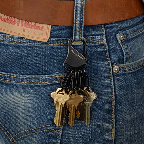 Nite Ize KeyRack Steel Llavero Multiherramienta, Hombres, Negro, M