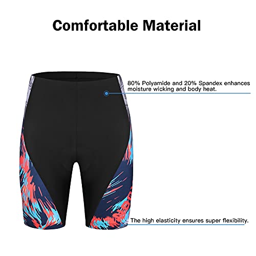 NOOYME Pantalon Corto Ciclismo Mujer Acolchado 4D Pantalones Corto Bicicleta Mujer con Gel Acolchado Pantalones Cortos De Ciclism para Mujer Pantalon Ciclismo Mujer ​Culotte Ciclismo Mujer