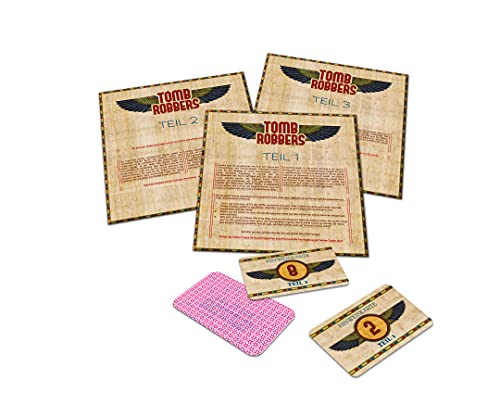 noris- Escape Room Ampliación Tomb Robbers – Juego Familiar y de Sociedad para Adultos – Solo se Puede Tocar con el decodificador Chrono – a Partir de 16 años, Color carbón (Simba Toys 606101964)