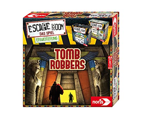 noris- Escape Room Ampliación Tomb Robbers – Juego Familiar y de Sociedad para Adultos – Solo se Puede Tocar con el decodificador Chrono – a Partir de 16 años, Color carbón (Simba Toys 606101964)