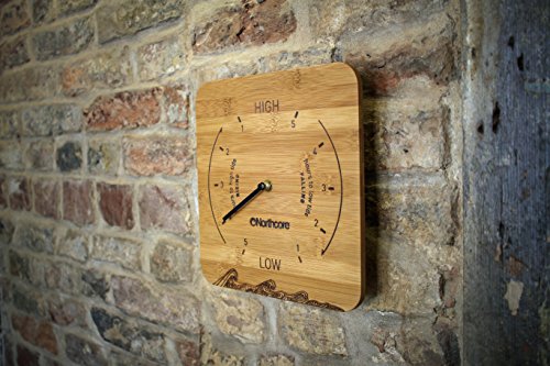 Northcore Wall Mounted Bamboo Tide Clock