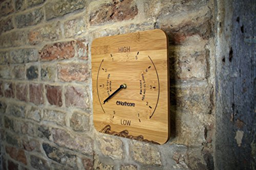 Northcore Wall Mounted Bamboo Tide Clock