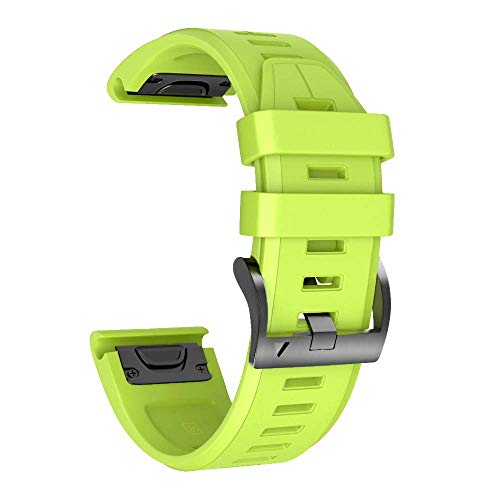 NotoCity Garmin Fenix 5 Correa, 22mm Easy-Fit Silicona Reemplazo Correa para Garmin Fenix 5/Fenix 5 Plus/Fenix 6/Fenix 6 Pro/Forerunner 935/945,no Adapta a Fenix 5X, 5s