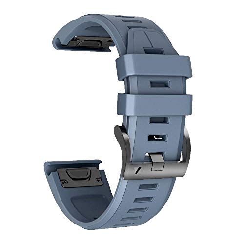 NotoCity Garmin Fenix 5 Correa, 22mm Easy-Fit Silicona Reemplazo Correa para Garmin Fenix 5/Fenix 5 Plus/Fenix 6/Fenix 6 Pro/Forerunner 935/945,no Adapta a Fenix 5X, 5s