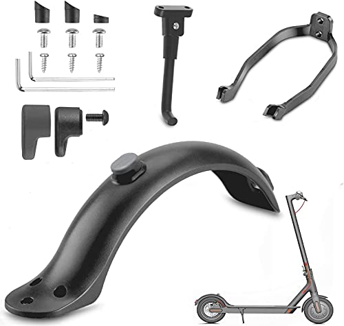 Nova imboxs Guardabarros Xiaomi M365 Soporte de Guardabarros Trasero Accesorios de Reemplazo Trasero para Xiaomi M365/Pro, Regalo Pata de Cabra para Patinete xiaomi (Negro)