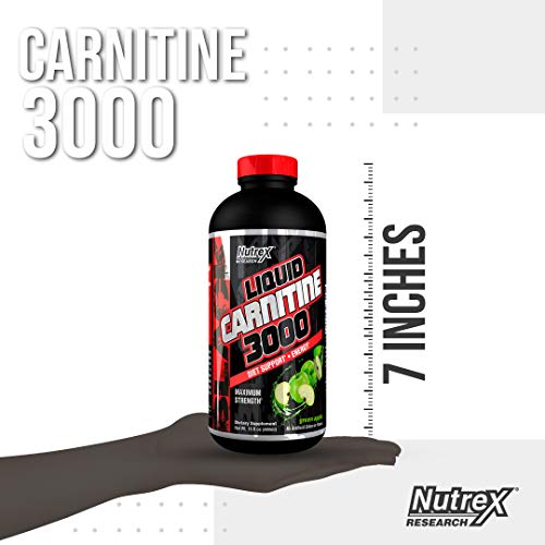 Nutrex Research Liquid Carnitine 3000 Green Apple - 473 ml