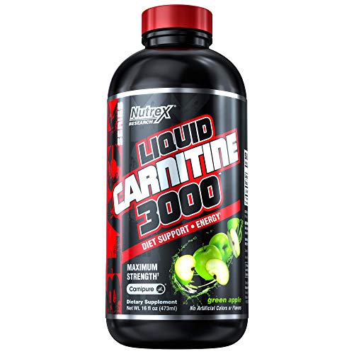 Nutrex Research Liquid Carnitine 3000 Green Apple - 473 ml