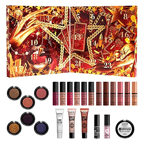 NYX PROFESSIONAL MAKEUP Gimme Super Stars! Calendario De Adviento De Días, 24 Day Holiday Countdown, 24 Unidad