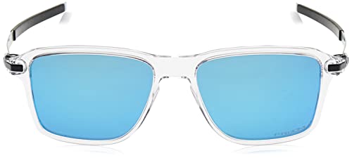 Oakley 0OO9469 Gafas, Polished Clear/Prizm Sapphire, 54/16/140 Unisex Adulto