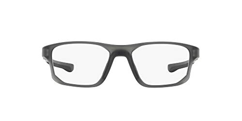 Oakley 0OX8136 Monturas de Gafas, Satin Grey Smoke, 55 para Hombre