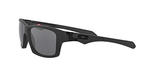 Oakley Jupiter Squared, Gafas de Sol Unisex, Negro (Black/Azul Cielo), 56 mm