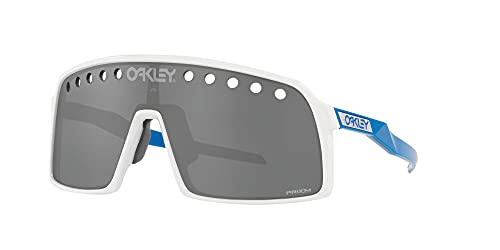 Oakley Oo9406a Sutro - Gafas de sol rectangulares para hombre, Blanco pulido/negro premium.,