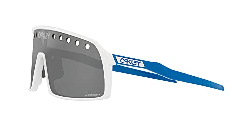 Oakley Oo9406a Sutro - Gafas de sol rectangulares para hombre, Blanco pulido/negro premium.,