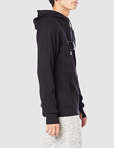 Oakley Sudadera con capucha para hombre, diseño de camuflaje espacial, Negro., M