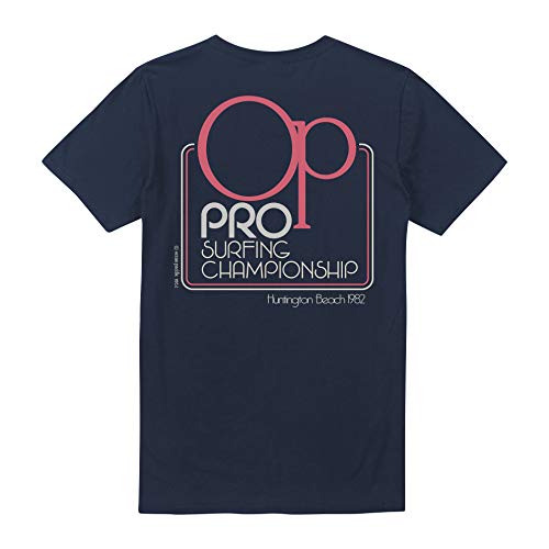 Ocean Pacific Surf Championship tee Camiseta, Azul (Navy Navy), Small para Hombre