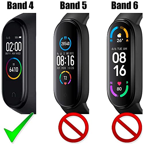 OcioDual Correa de Repuesto Compatible con Xiaomi Mi Smart Band 3 4 Negra Recambio Silicona Suave Flexible Pulsera Brazalete