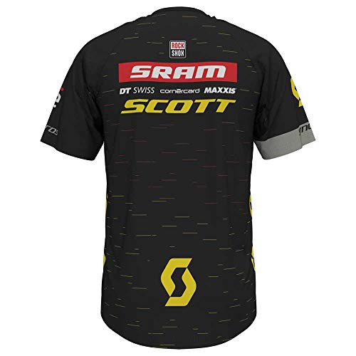 Odlo Scott Sram Crew Neck Trail - Camiseta para Hombre, Hombre, 430062, Scott Sram 2020, Extra-Small