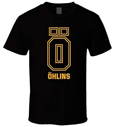 Ohlins Racing Suspension Men Black T Shirt Cotton Casual Short Sleeves Funny tee Shirt