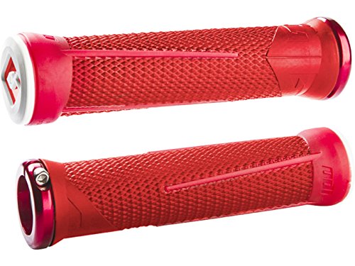 O.I.D. Odi Aaron Gwin AG-1 Lock-On Mountain Bike Bonus Pack F Grips, Rojo