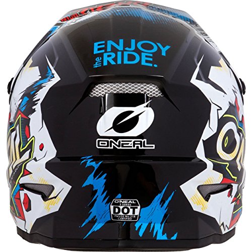 O'Neal 3Series Villain Kinder Motocross Helm Enduro Quad Cross Offroad FMX Freestyle ABS, 0623-V1, Größe M