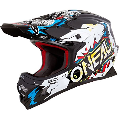 O'Neal 3Series Villain Kinder Motocross Helm Enduro Quad Cross Offroad FMX Freestyle ABS, 0623-V1, Größe M