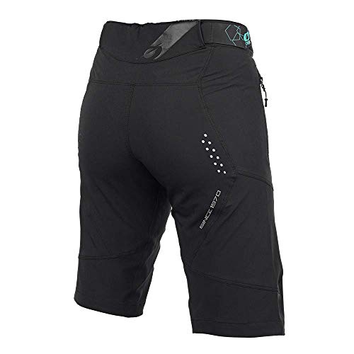 O'Neal | Pantalones de Ciclismo de montaña | MTB Mountain Bike DH Downhill FR Freeride | Corte Femenino, transpiración y Estiramiento Transpirable | Soul Women's Shorts | Adult | Negro | Talla XL