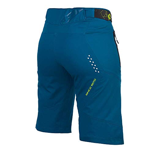 O'Neal | Pantalones de Ciclismo de montaña | MTB Mountain Bike DH Downhill FR Freeride | Corte Femenino, transpiración y Estiramiento Transpirable | Soul Women's Shorts | Adult | Petrol | Talla S