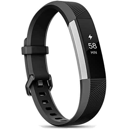 Onedream Compatible para Fitbit Alta HR Correa/Alta Strap/Ace Pulsera Mujer Hombre Recambio Silicona Correa Negro