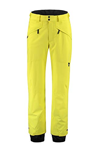 O'NEILL Hammer Pantalones para Nieve, Hombre, Amarillo Veneno, L