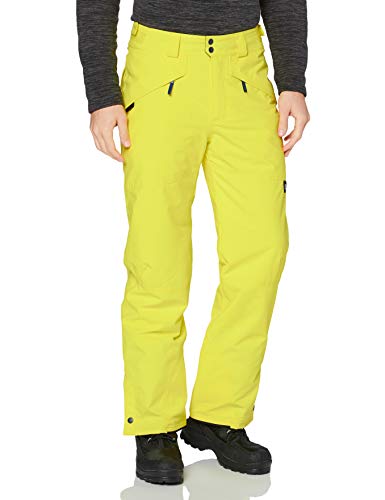 O'NEILL Hammer Pantalones para Nieve, Hombre, Amarillo Veneno, L