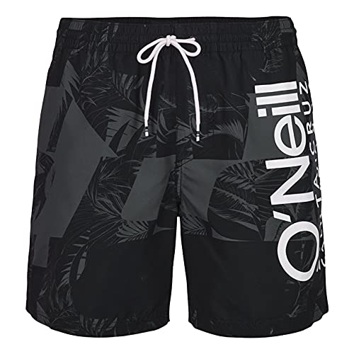O'Neill Pm Cali Floral 2 Shorts, Bañador para Hombre, Negro (9900 Black AOP), L
