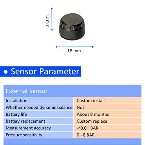 ONEWELL TPMS Impermeable Flash Proof General Wireless Motorrad Tire Pressure Monitoring Sistema para Dos Ruedas Motorrad