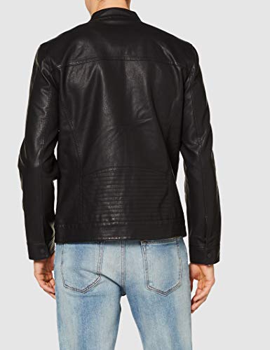 Only & Sons Onsal PU Noos Otw Chaqueta, Negro (Black), XX-Large para Hombre