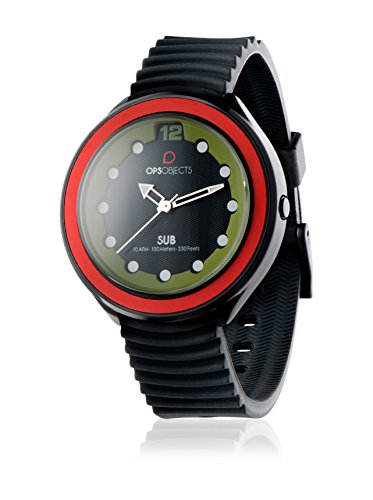 Ops Reloj con Movimiento japonés Sub Big Size 40 mm