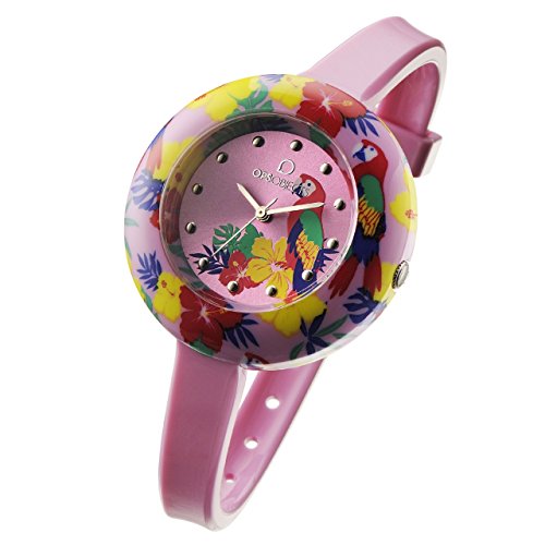 OPS Reloj TROPICAL Mujer Sólo el tiempo Rosa - OPSPW-212