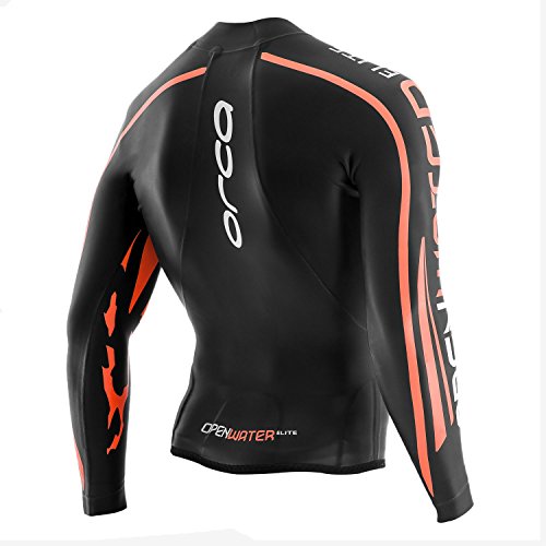 Orca Rs1 Abierto de Agua Top Tops Triatlón Hombre Negro, Negro, 42.5