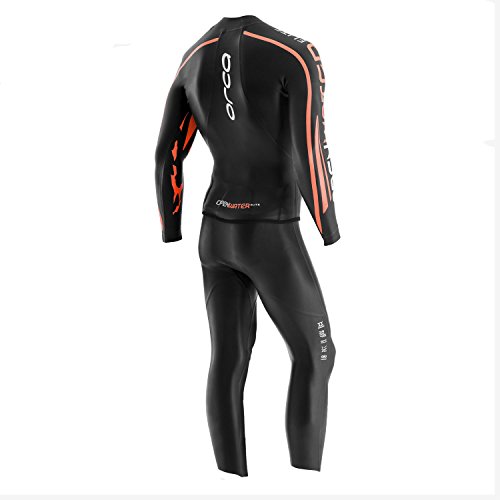 Orca Rs1 Abierto de Agua Top Tops Triatlón Hombre Negro, Negro, 42.5